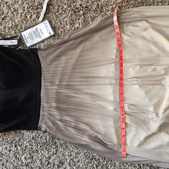 NwT Betsy and Adam Maxi Ombre Glitter Elegant Chic Maxi Dress sz 2 - Picture 8 of 12